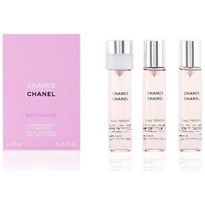Chanel Chance Eau Tendre edt 60ml (1x20ml påfyllbar + 2x20ml refill)