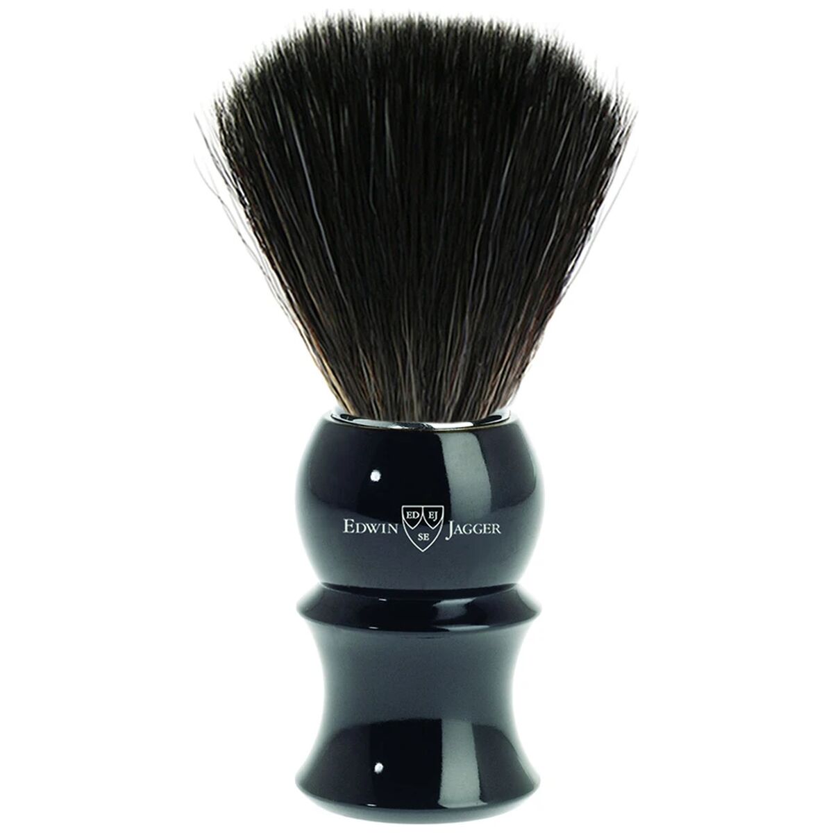 Edwin Jagger Shaving Brush Synthetic Fibre Black