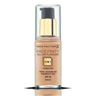 Max Factor Facefinity All Day Flawless 3 In 1 Foundation 55 Beige 30ml