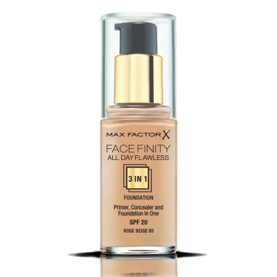 Max Factor Facefinity All Day Flawless 3 In 1 Foundation 65 Rose Beige 30ml